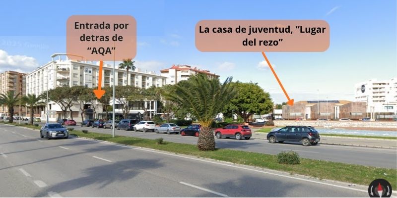 ubicacion visual casa juventud la linea